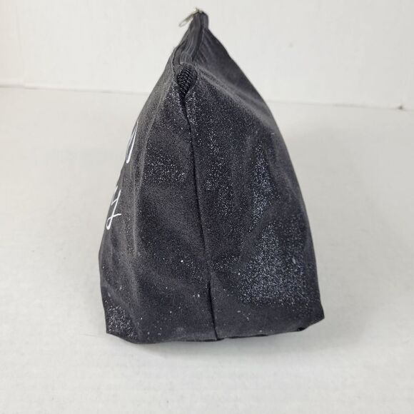 Hello Gorgeous Black Sparkle Cosmetic Makeup Bag‎ - Picture 2 of 6